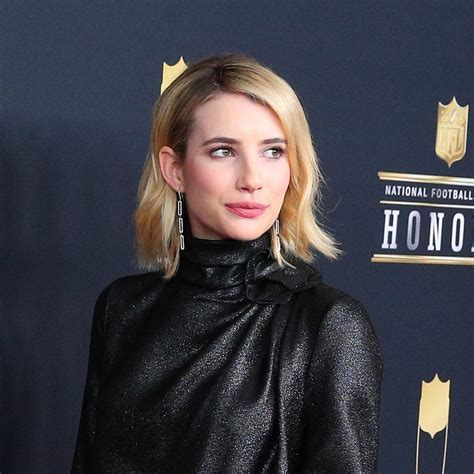 Emma Roberts Debuts Hairline Bob Haircut By Stylist Chris Mcmillan Allure