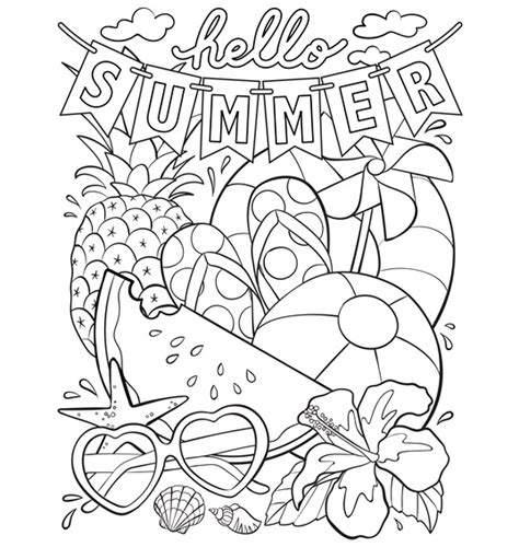 97 Summer Coloring Pages Ideas Coloring Pages Summer Coloring Pages Porn Sex Picture