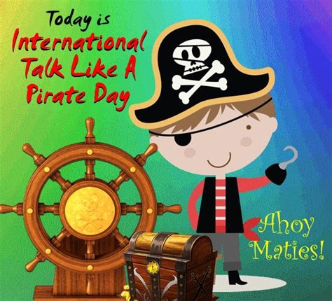 Pin By 123greetings Ecards On Talk Like A Pirate Day In 2021 Pirate