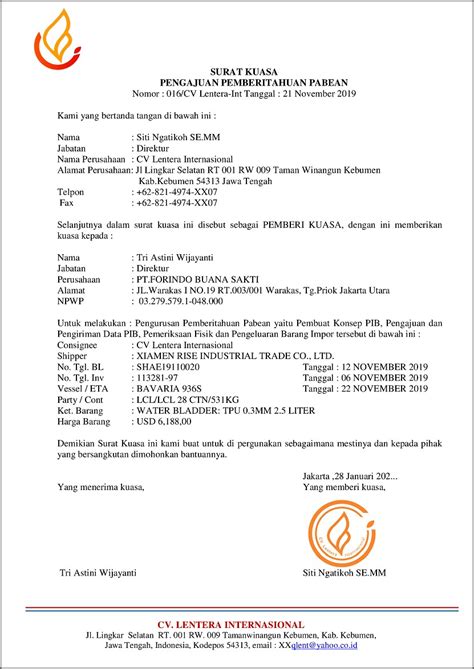 Surat Kuasa Pembatalan Tiket Contoh Surat Kuasa Pembatalan Tiket Sexiz Pix