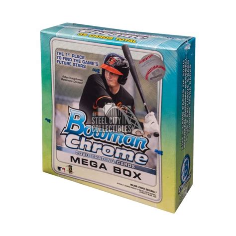 2020 Bowman Chrome Baseball Mega Box Steel City Collectibles