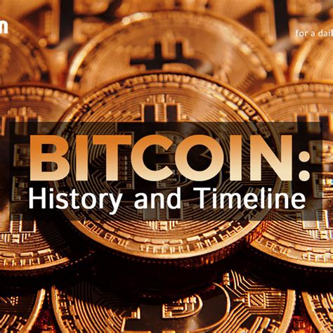 Bitcoin History And Timeline Infographic Skillz Middle East
