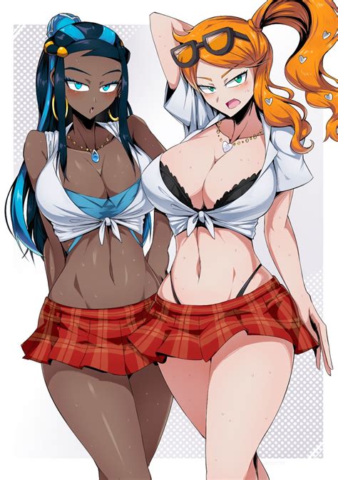 Nessa And Sonia Pokemon And 2 More Drawn By Shimure 460 Danbooru