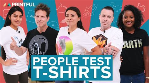 People Test Custom T Shirts Printful T Shirt Review Youtube