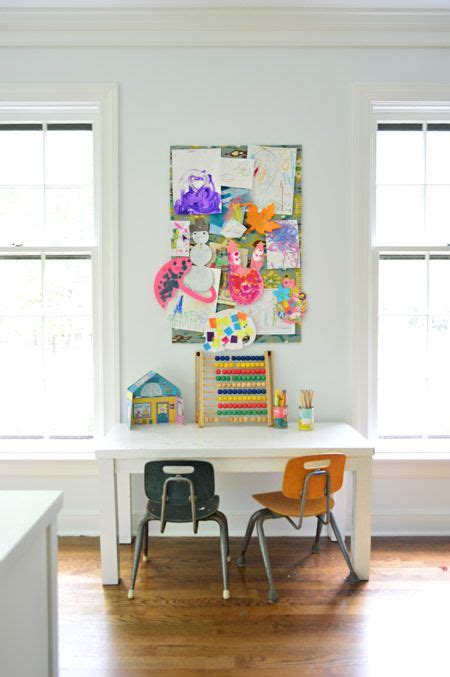 How To Make A Giant Cork Board Wall For Kid Art Young House Love