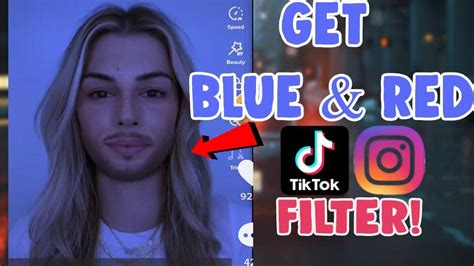 How To Get Blue And Red Filter Tiktok Instagram Salu Network