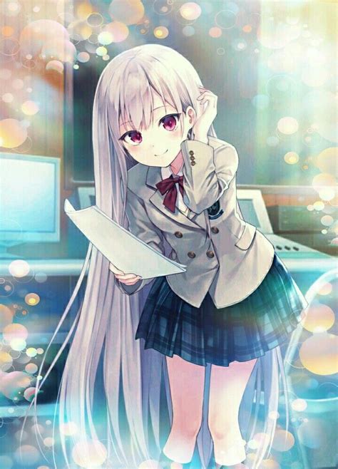 Silver hair is associated with ageing, but in the anime world, characters practically can rock any hair color. Ghim trên Anime girl