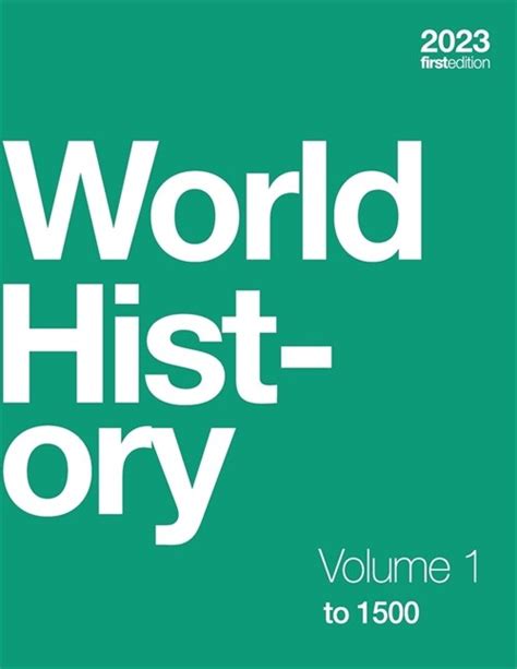 알라딘 World History Volume 1 To 1500 Paperback