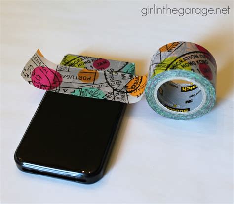 Update Your Phone Case With Washi Tape