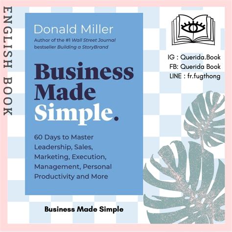 Querida หนังสือภาษาอังกฤษ Business Made Simple 60 Days To Master