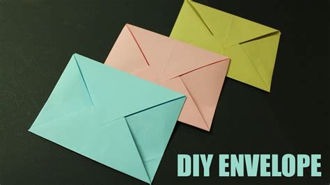How To Make A Paper Envelope Without Glue Or Tape Youtube