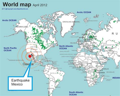 Map Of Mexico World Map