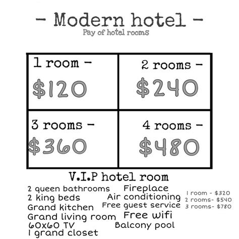 Modern Hotel Payments Menu Decal Bloxburg Decals Codes Cafe Sign