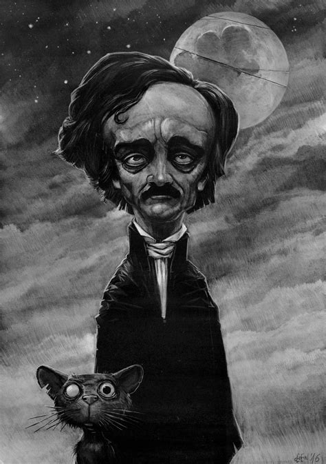 Edgar Allan Poe By Daniel Grzeszkiewicz Edgar Allen Poe Arte Escura