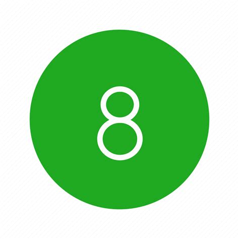Channel Button Eight Number Number Eight Icon Download On Iconfinder