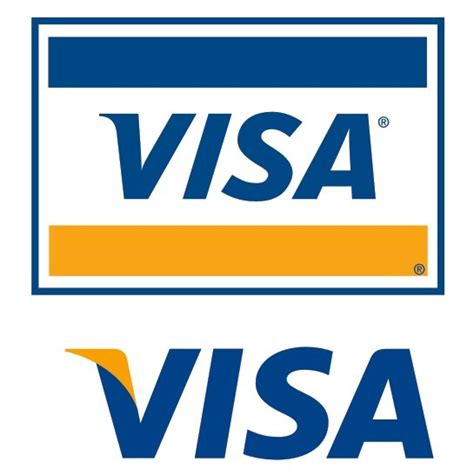 Visa Card Logo Vector Icon Template Clipart Free Download
