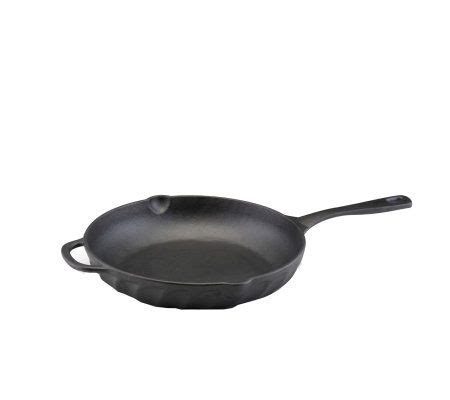 Aluminum construction heats quickly and evenly. Paula Deen Signature Natural Cast Iron 12" Skillet - Page ...