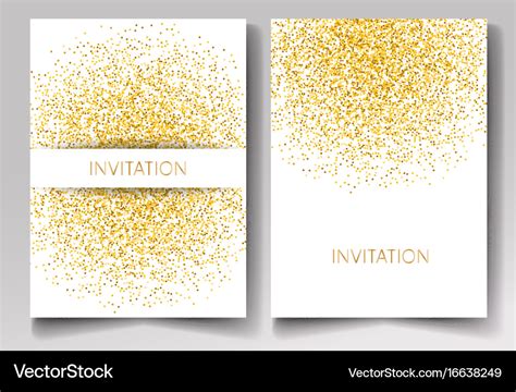 Glitter Invitation Template
