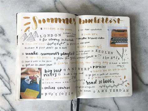 5 Ways To Fill Your Empty Journals A Look In My Journals Lotte Marleen