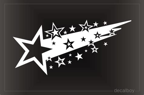 Shooting Stars Decals And Stickers Decalboy