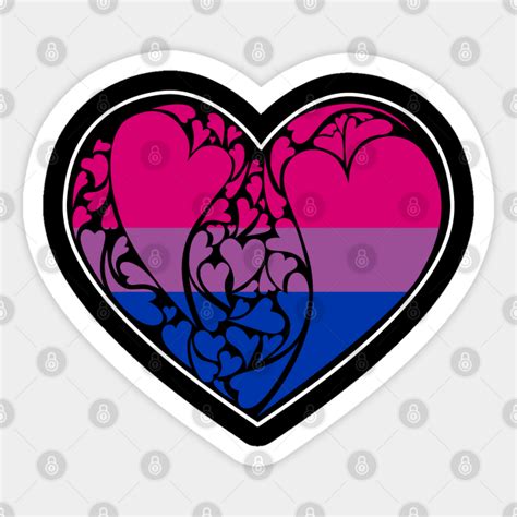 Bisexual Flaglgbt Heart Bisexual Lgbt Sticker Teepublic