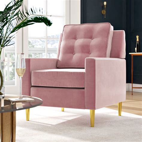 This armchair proves what we've always known: Everly Quinn Stelian 32" Wide Tufted Velvet Armchair | Wayfair