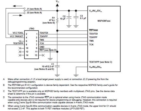 Ti Msp430 Jtag Interface Electrical Engineering Stack Exchange