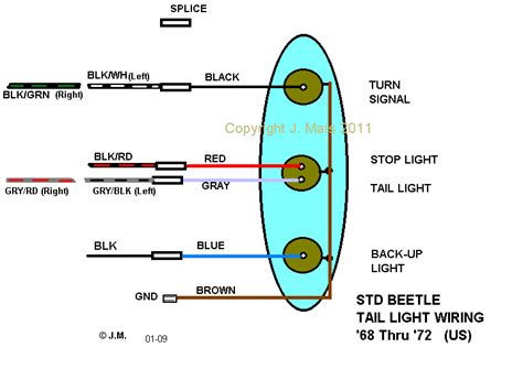 Tail Light Wiring Diagram Colors