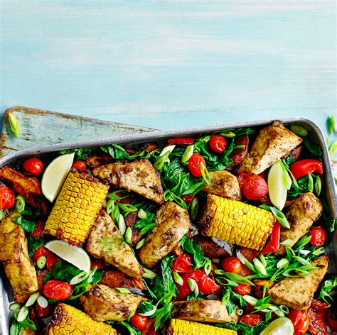 Sprinkle cornstarch on top and gently toss with your hands to ensure all tofu pieces are covered. Jerk tofu tray bake | Recipe | Stuffed peppers, Tofu ...