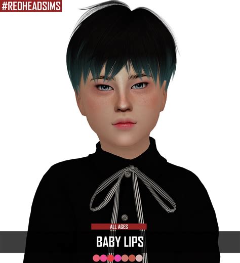 Baby Lips Redheadsims Cc Sims 4 Cc Skin Baby Lips