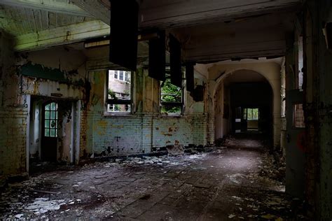 junction photo of the abandoned north wales hospital denbigh asylum