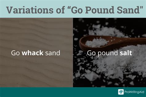 Go Pound Sand Meaning Usage And Origin