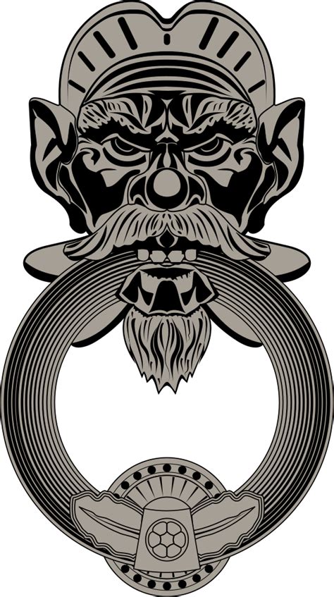 594 x 599 png 54 кб. OnlineLabels Clip Art - Door Knocker