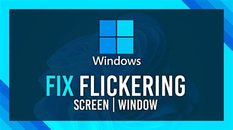 Fix Screenprograms Flickering And Flashing Windows Guide