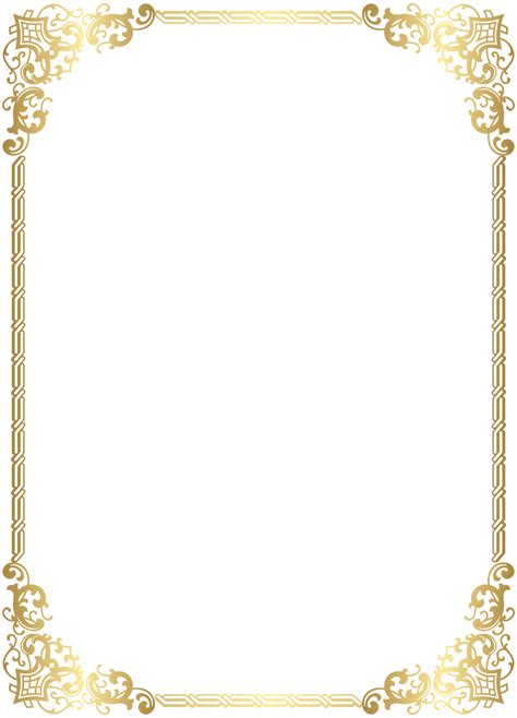 Transparent Background PNG Image Gold Page Dividers - Yahoo Search Results Image Search Results ...