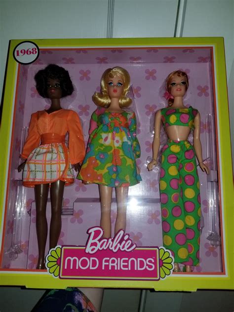 Barbie Mod Friends 1968 Reproduction Set On Mercari Barbie Collection
