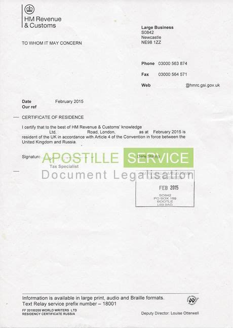 Maybe you would like to learn more about one of these? Apostille Service for Certificate of Residence