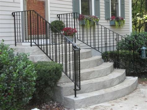Rod iron railings for outside steps, description: Do You Know the Code? - Iron Crafters, LLC