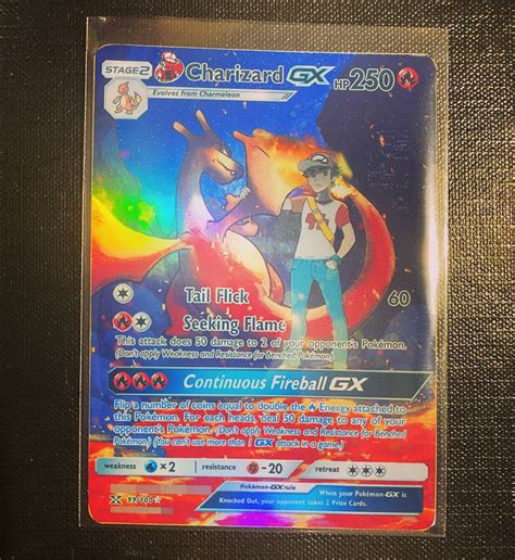 Ash Ketchum Gx Ex Vmax Pokemon Card Custom Paolo Forati