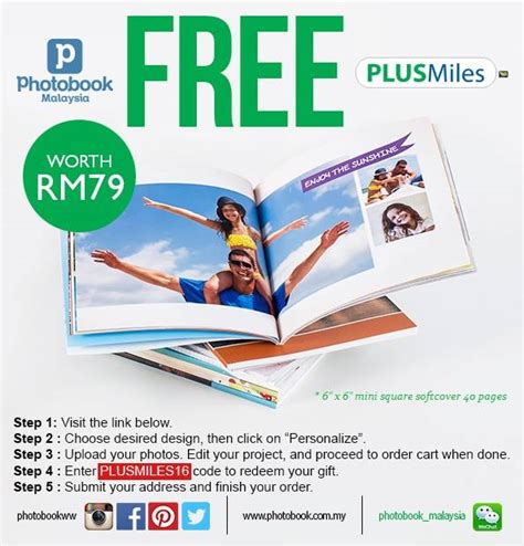 Photobook voucher for malaysia in march 2021. PLUSMiles Free Photobook Malaysia (Pay Shipping Fee) Until ...