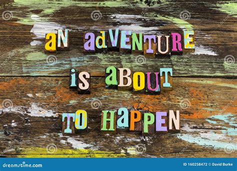 Start New Adventure Begin Awaits Journey Explore Vacation Stock Photo