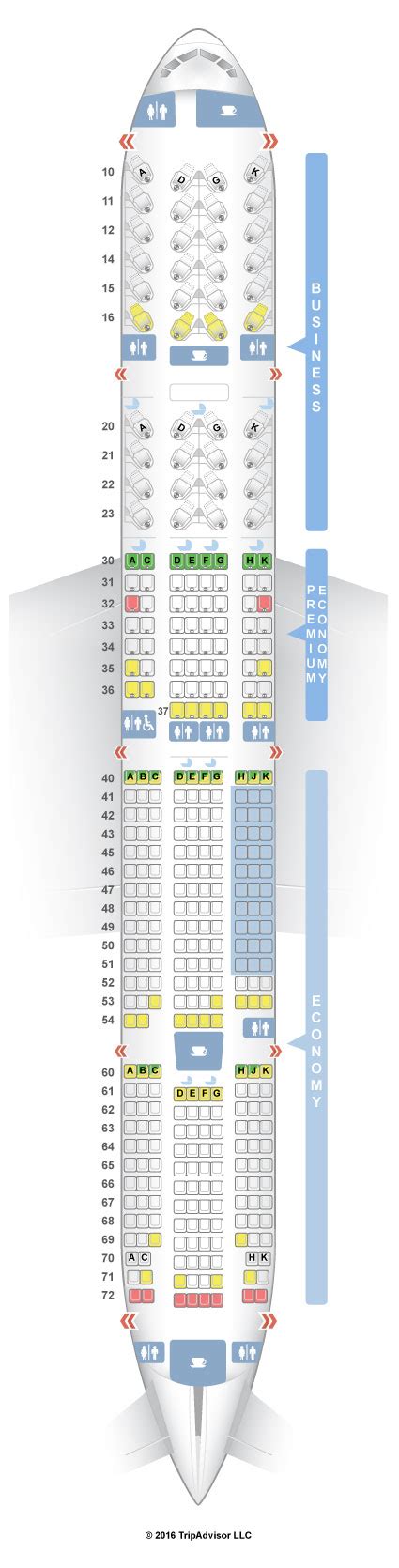 Seatguru Seat Map China Airlines Boeing 777 300er 77w