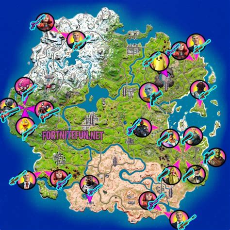 All Boss Locations In Fortnite Chapter 2 Season 3 Gamepur