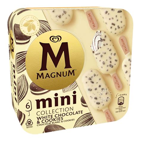 Magnum Mini Ice Cream White Chocolate And Cookies Ntuc Fairprice