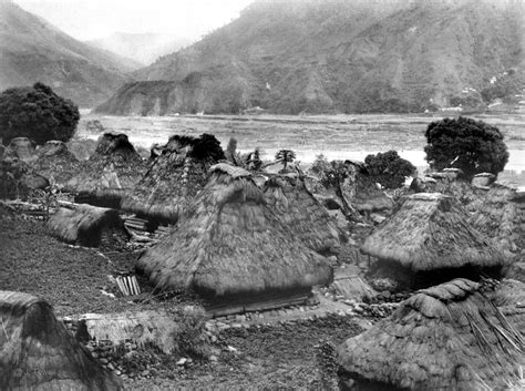 Bontoc Village Bontoc Luzon Island Bontoc Philippines C1930