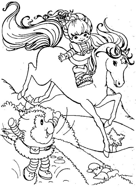 The story is about a girl named wisp. Coloring page : Rainbow Brite - Coloring.me