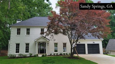 Stunning Renovated Home For Sale In Sandy Springs Georgia 4 Bedrooms