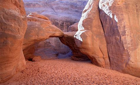 Sand Dune Arch In Arches National Park Photograph By Pierre Leclerc