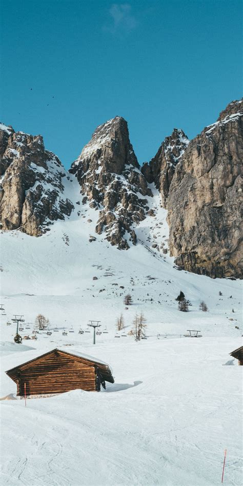 Glacier Landscape Mountains Winter 1080x2160 Wallpaper Scenery