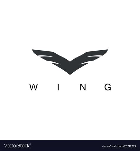 Wing Logo Royalty Free Vector Image Vectorstock